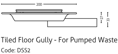 Impey Pumped waste for tiled floors